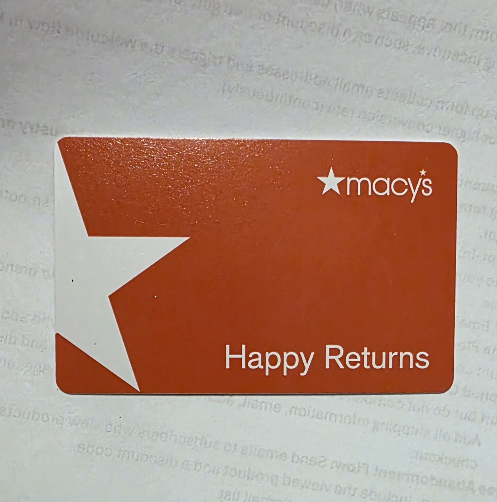 Macy's Gift Card $200 Happy Returns Macys $200
