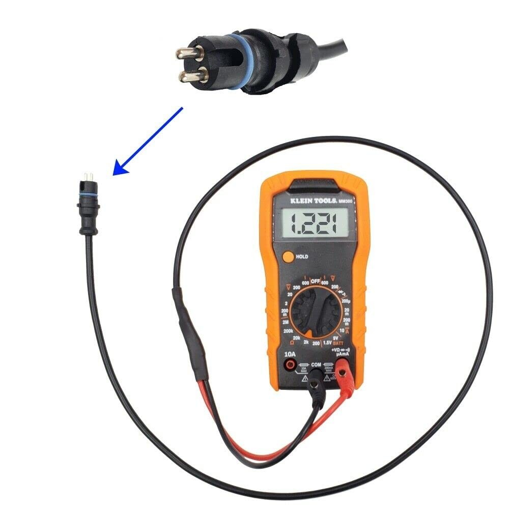 PartLogix ABS Diagnostic Multimeter Cable Adapter for Heavy Duty Semi Trucks ...