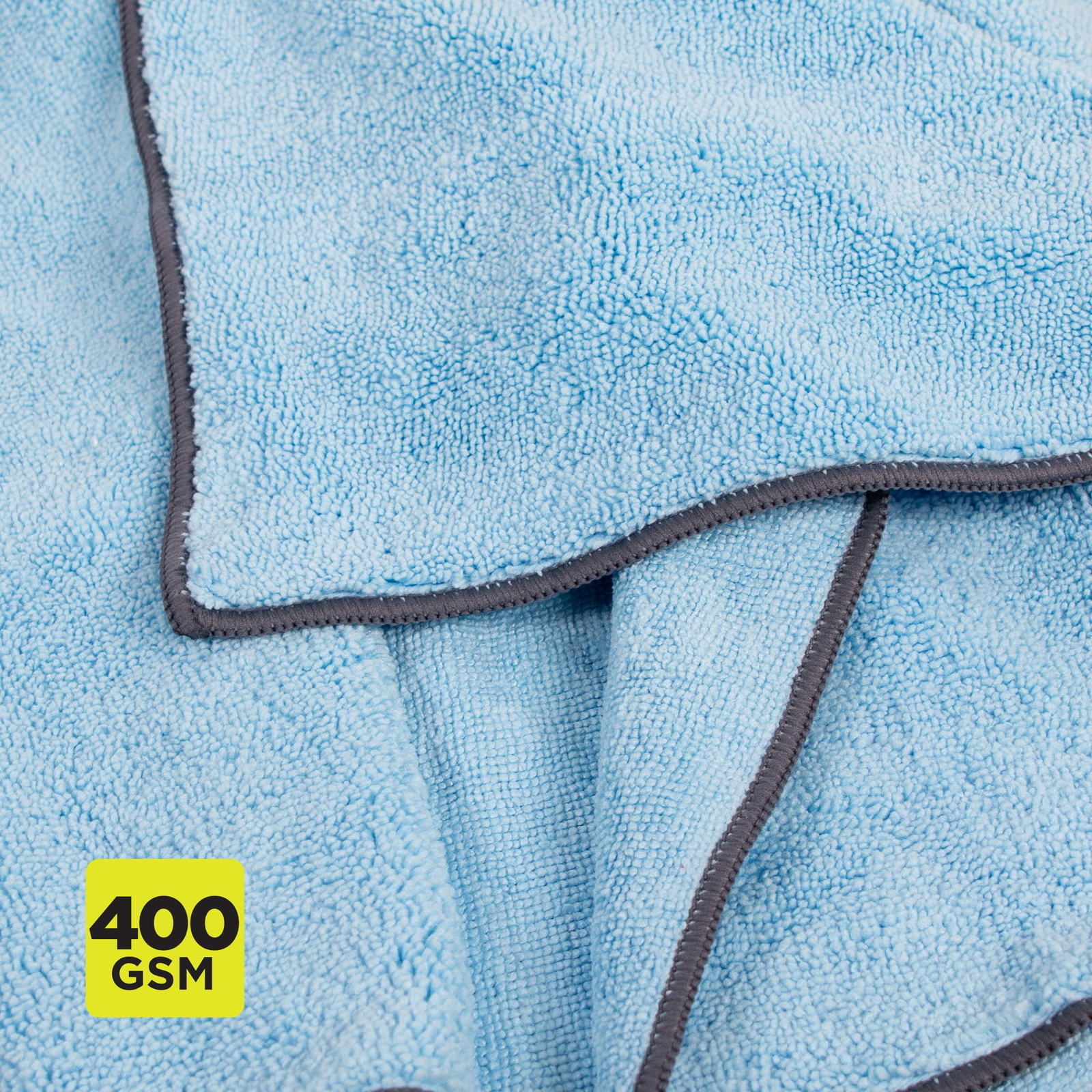 Auto Drive Car Cleaner Absorbent Microfiber Drying Towel, 6 Sq. Ft., Blue