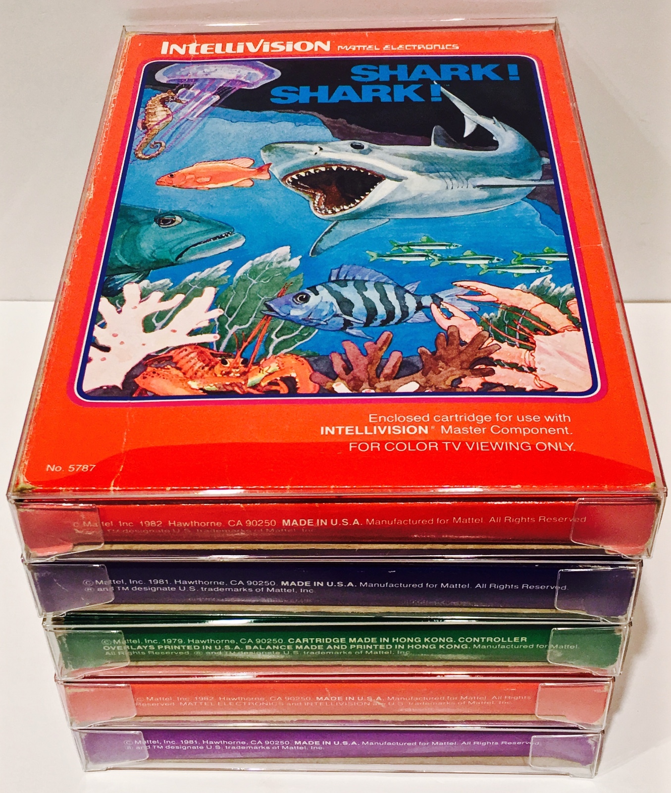 50 Box Protectors For INTELLIVISION Video Game Boxes Clear Display Cases