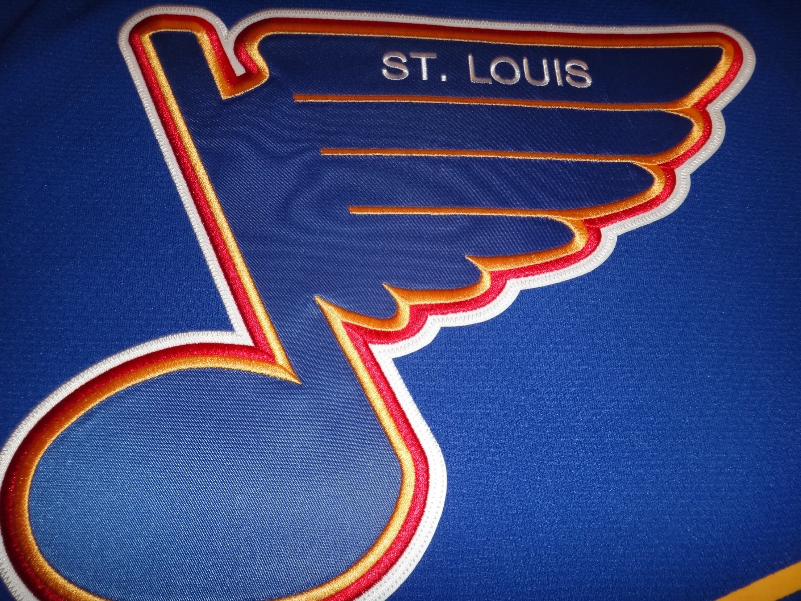 Men's Brett Hull 1995-96 Mitchell & Ness St. Louis Blues Power Play Jersey $225