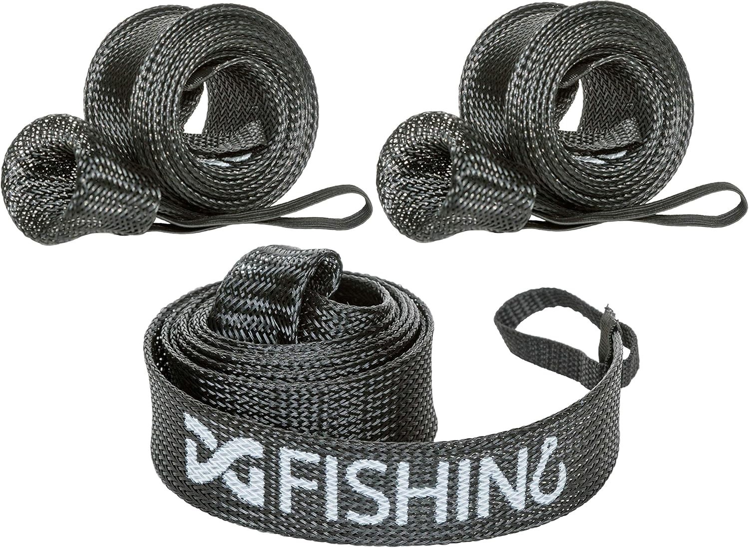 Durable 7ft Casting Rod Sleeves - Tangle-Free Storage Solution, 3 Pack