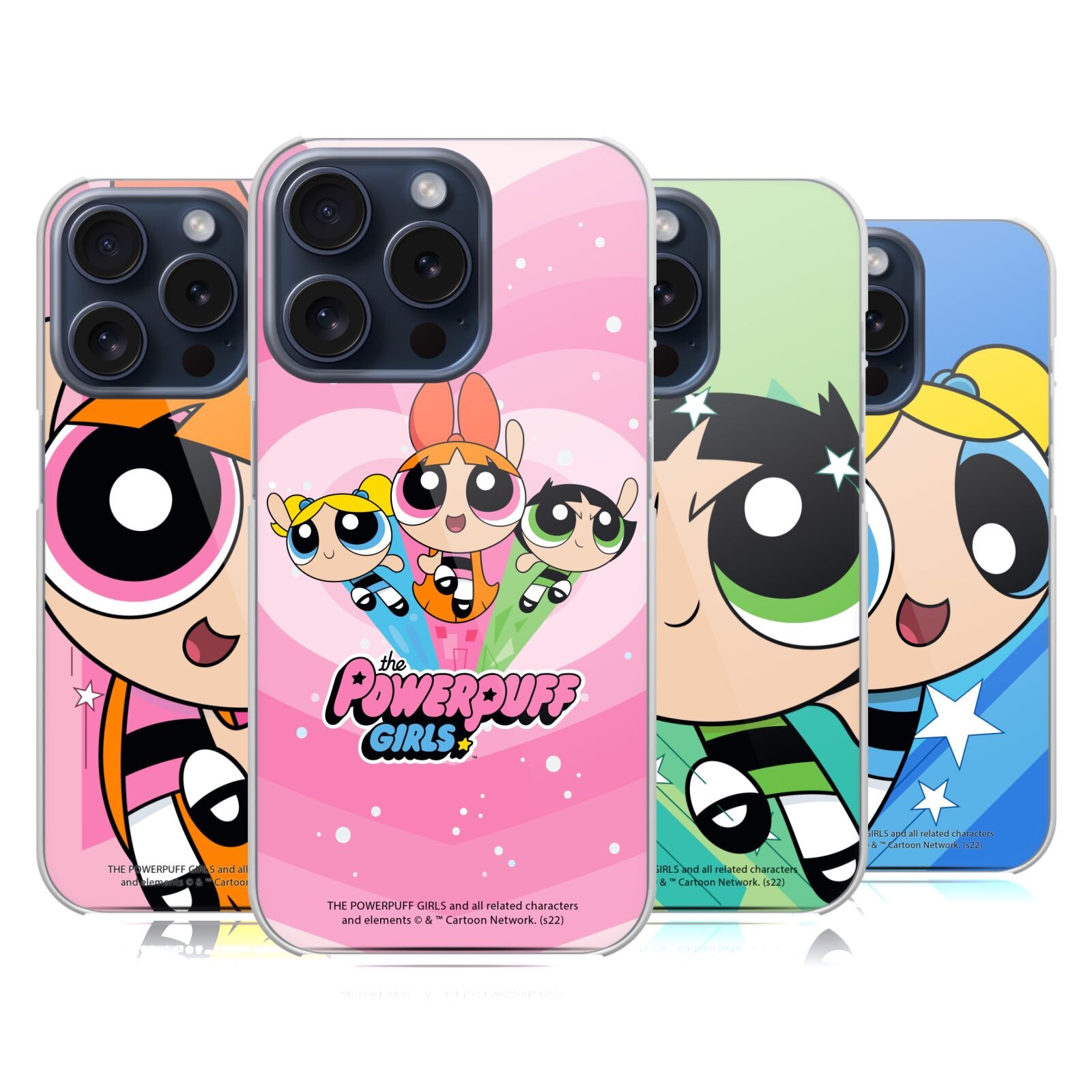 OFFICIAL THE POWERPUFF GIRLS GRAPHICS HARD BACK CASE FOR APPLE iPHONE PHONES