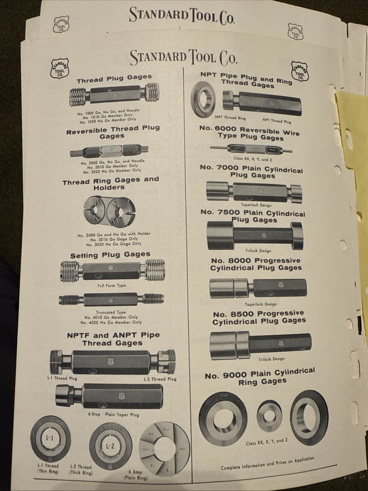 Vintage Standard Tool Co Tool Catalog USA 🇺🇸
