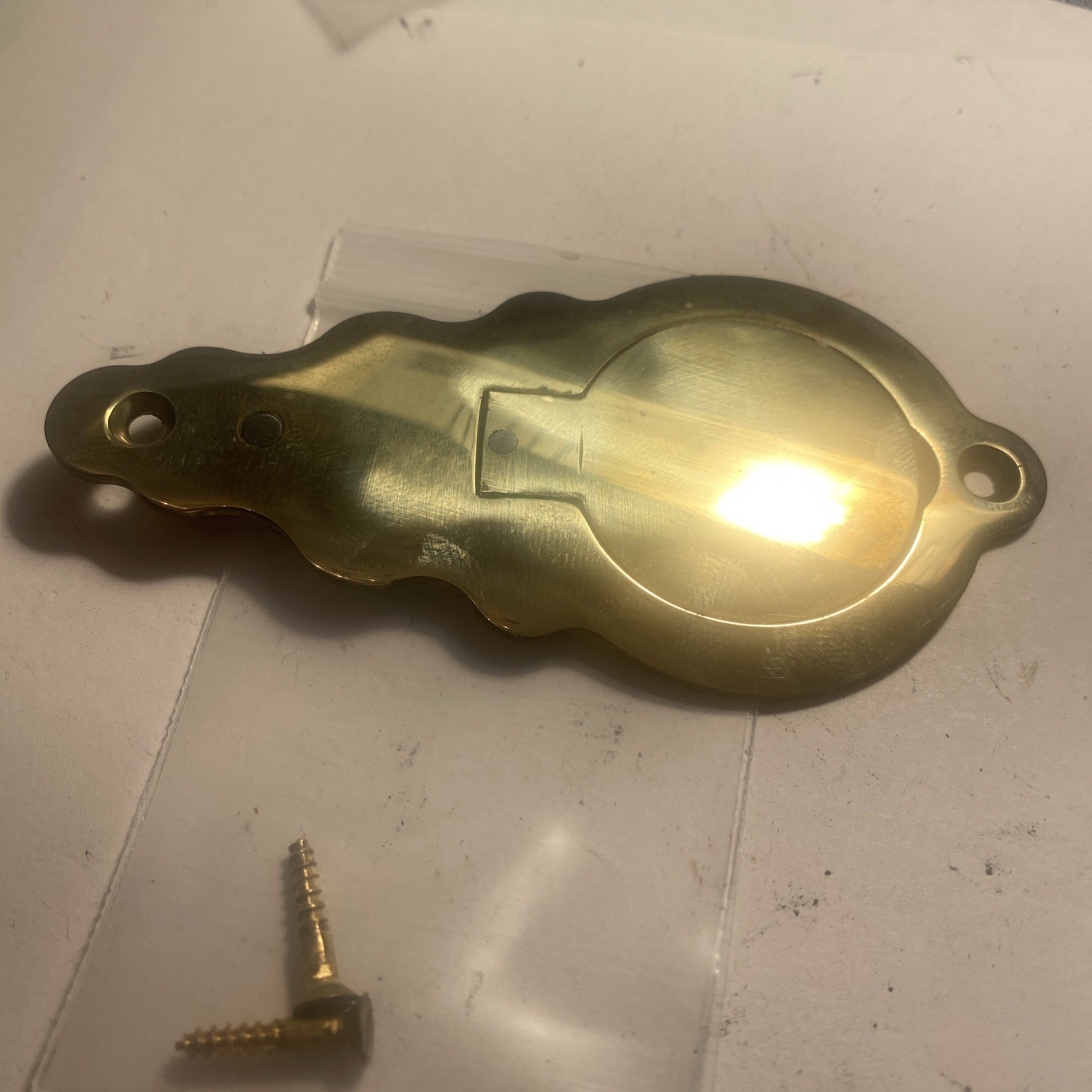 CVA Hawken Sidelock Muzzleloader Rifle Brass Patchbox With Screws (K)