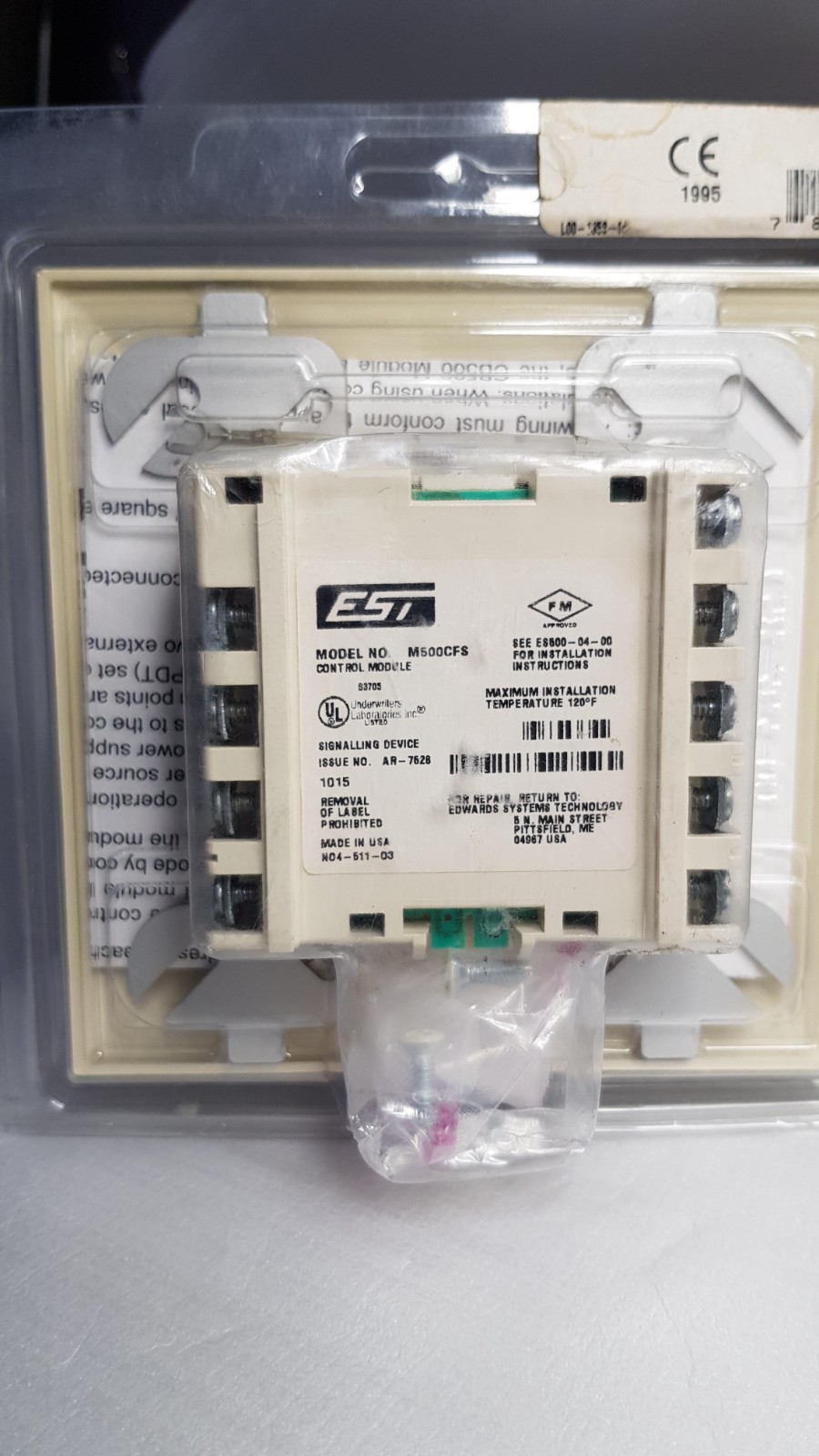EST MODEL NO. M500CFS CONTROL MODULE (NEW) OLD INVENTORY