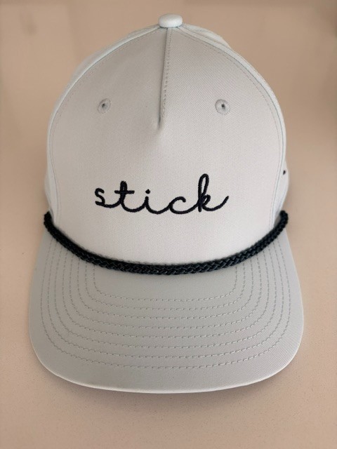 Stick from Whatnot Golf Hat, New Snapback Rope Baby Blue (eggshell) color