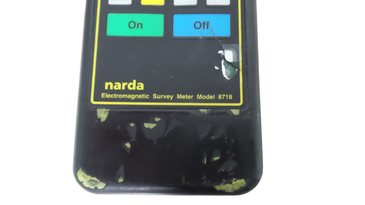 NARDA 8718 ELECTROMAGNETIC SURVEY METER - Free Shipping