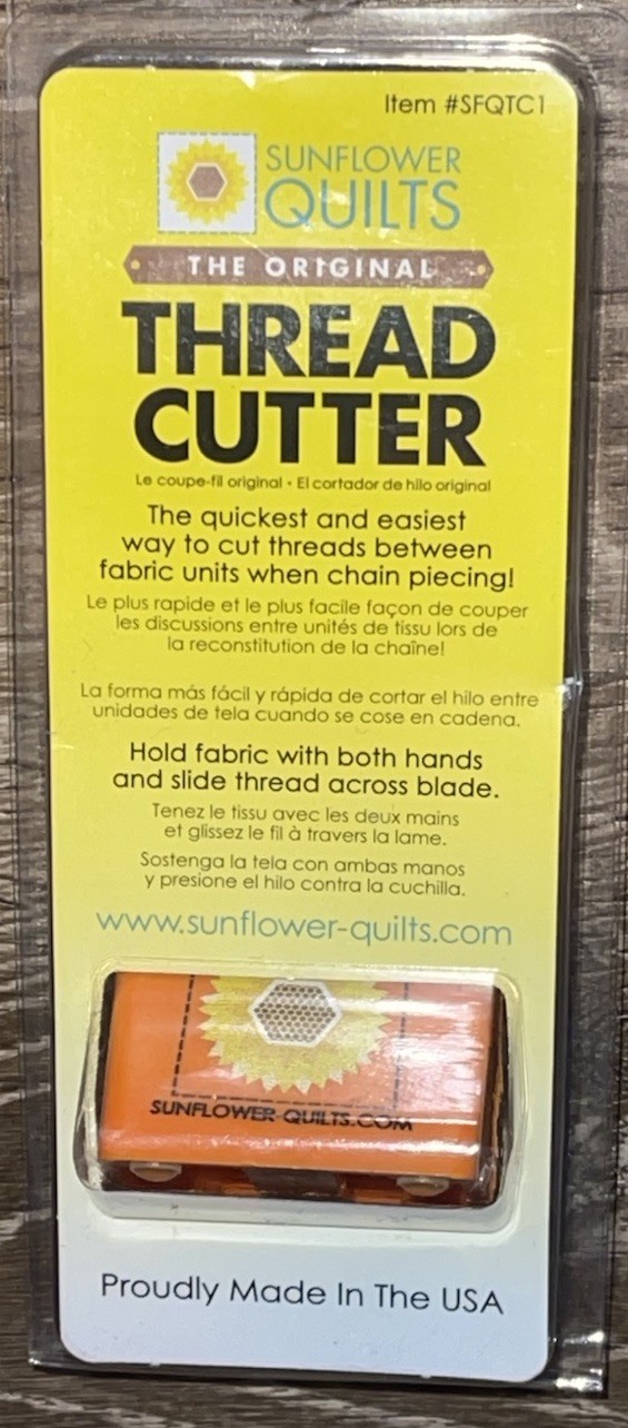 The Original Thread Cutter by  Sunflower Quilts Item #SFQTC1 Easy Quick USA Made