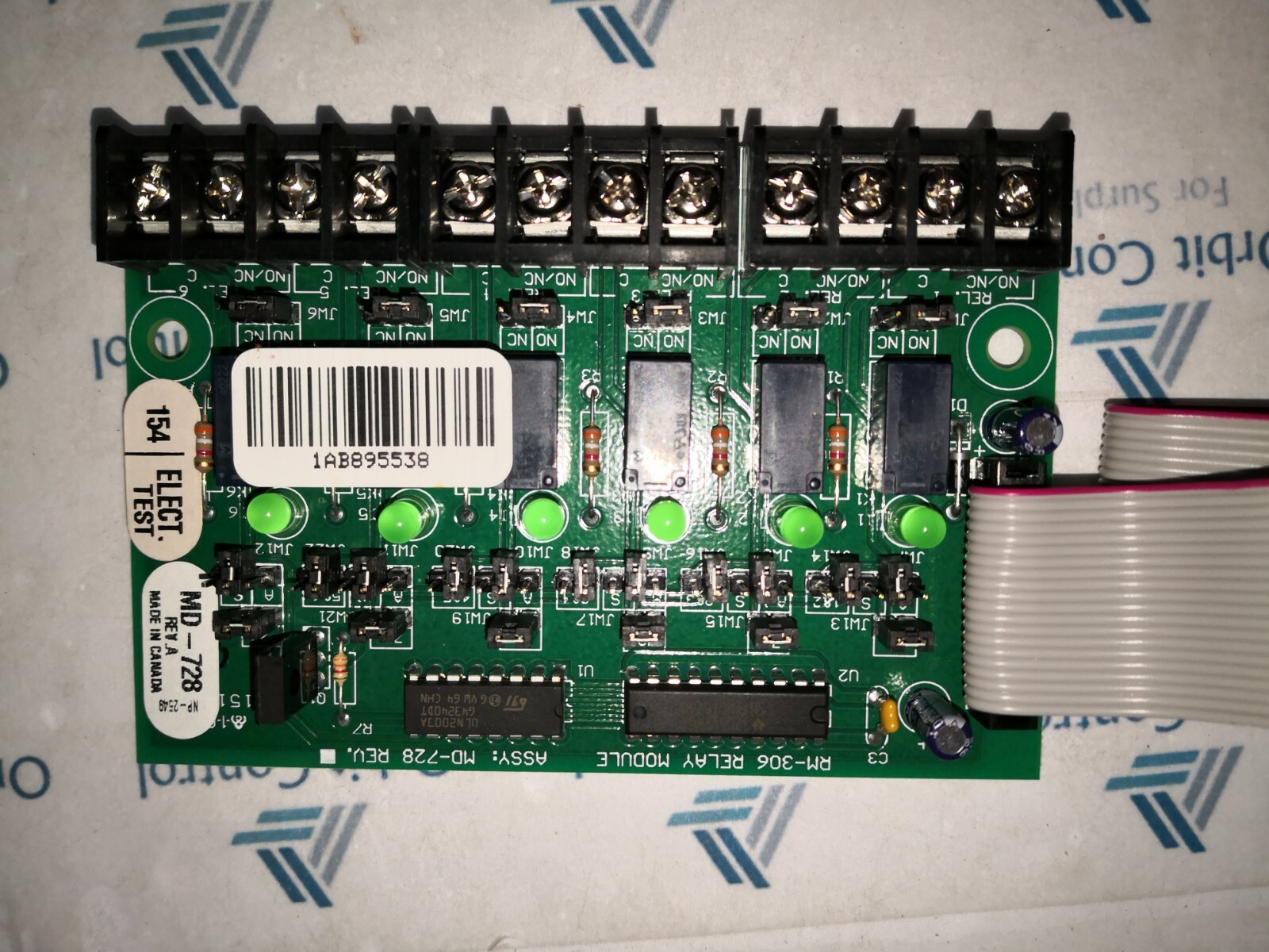 Siemens  TRM-306  6-Relay Adder RM-306 Relay Module