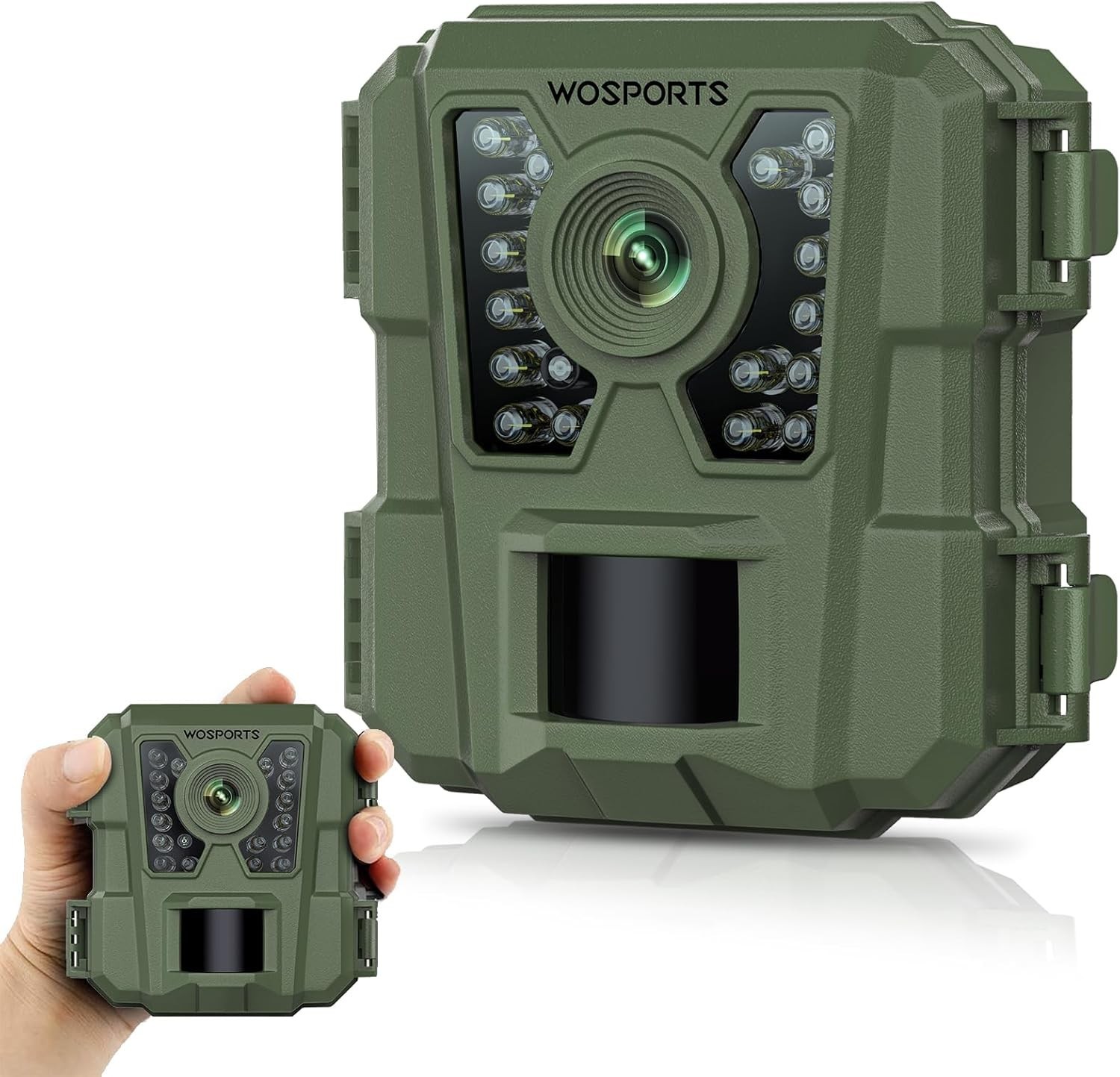 Mini Trail Camera 24MP 1080P HD Game Camera with Night Vision Motion Activate...