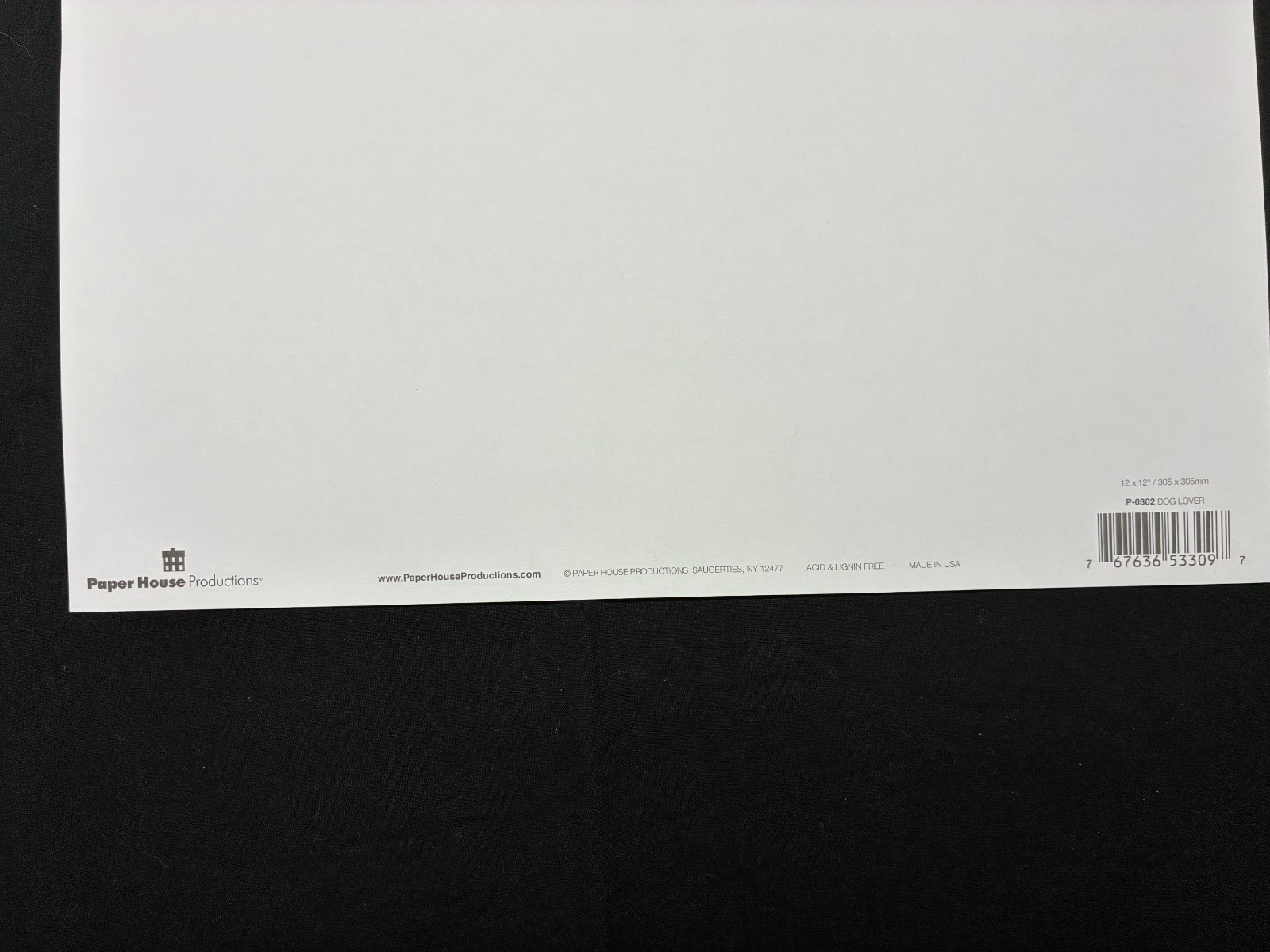 ASSORTED "DOG" SINGLE-SIDED 12 X 12 PAPERS