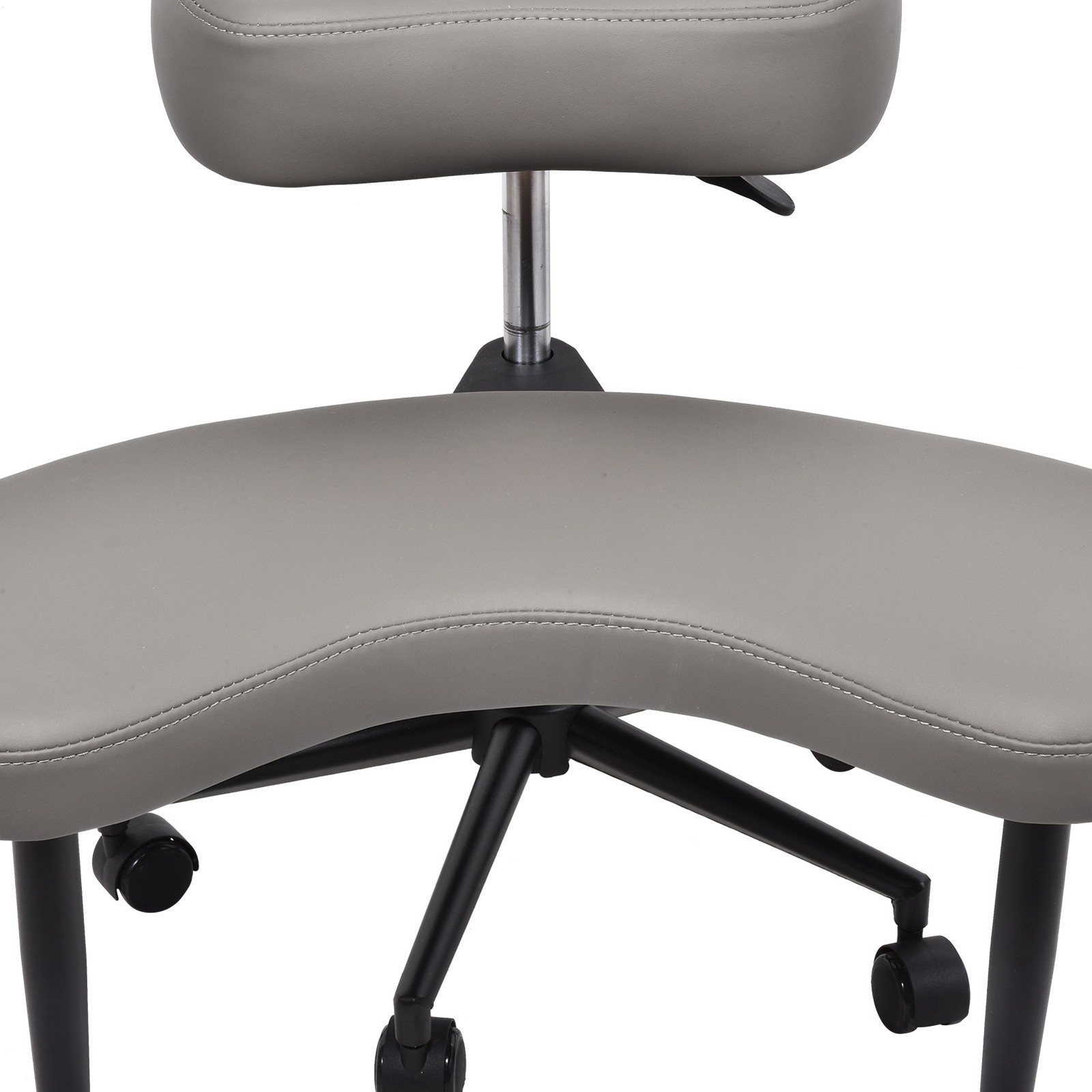 Ergonomic Cross Legged Chair, 360° Swivel Meditation Chair Height Adjustable Sea