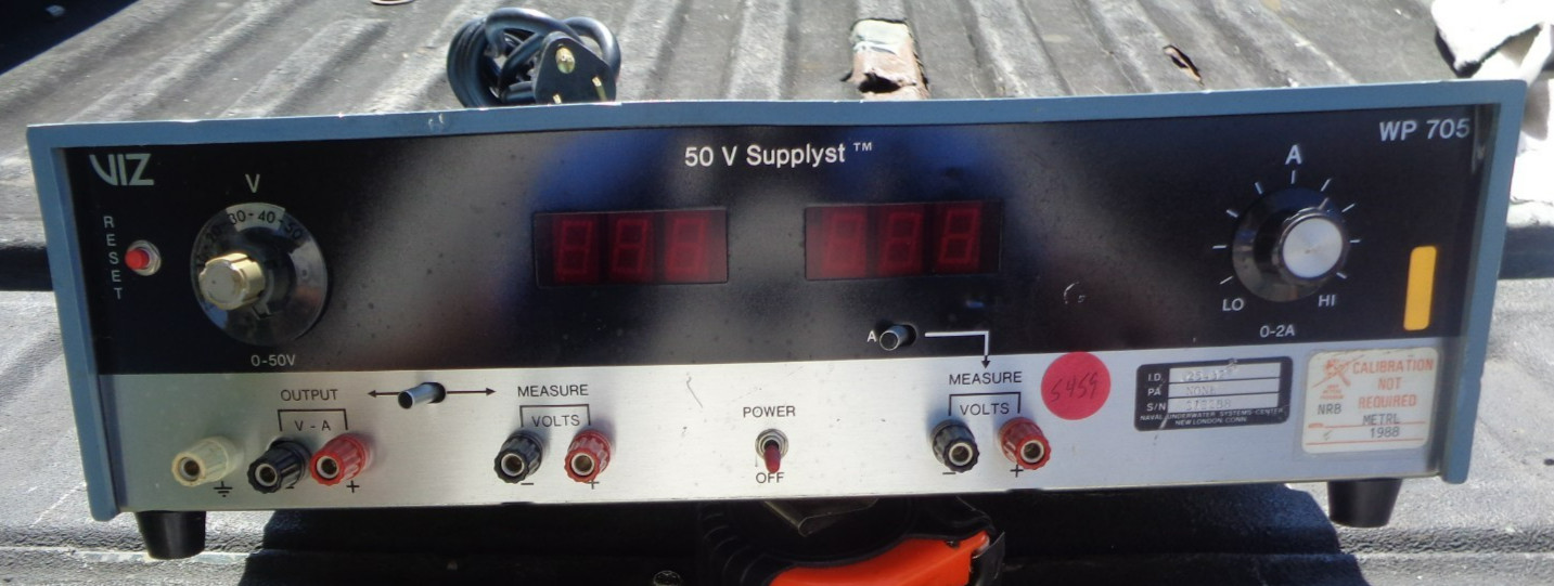 VIZ 50V WP-705 or WP 705 or WP705 Supplyst DC Power Supply