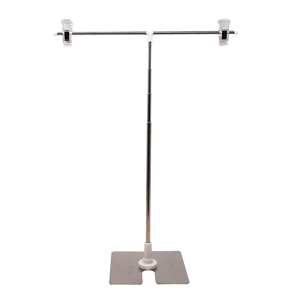 T-shaped Poster Stand Holder Sign Display Office Adjustable Board Easel