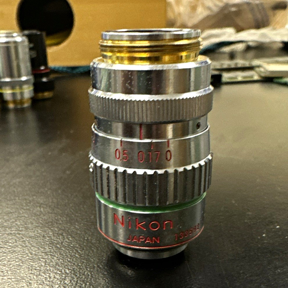Nikon Ph2 20 DL 20X Microscope Objective Lens Biological Laboratory UNUSED