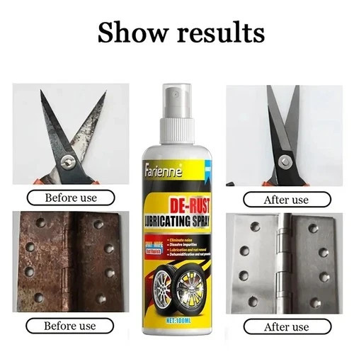 Universal Rust Remover Spray for Car Wheels Metal Surface DecontaminationView