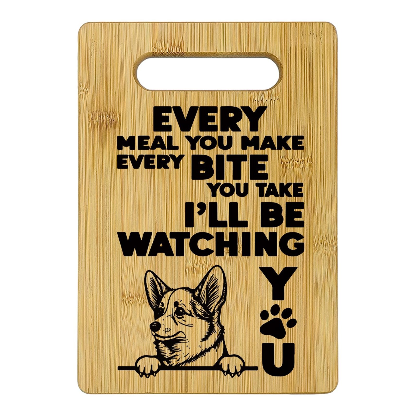 Corgi Dog Cutting Boards for Kitchen, Corgi Gifts, Corgi Gifts for Corgi Love...