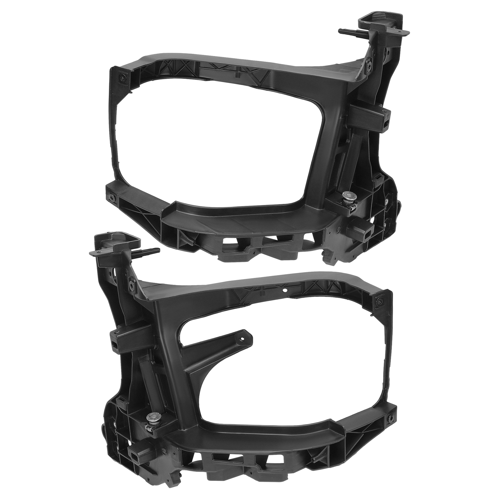 HECASA Pair of Radiator Support Headlight Brackets For 2013-24 20 Ram 1500 2500