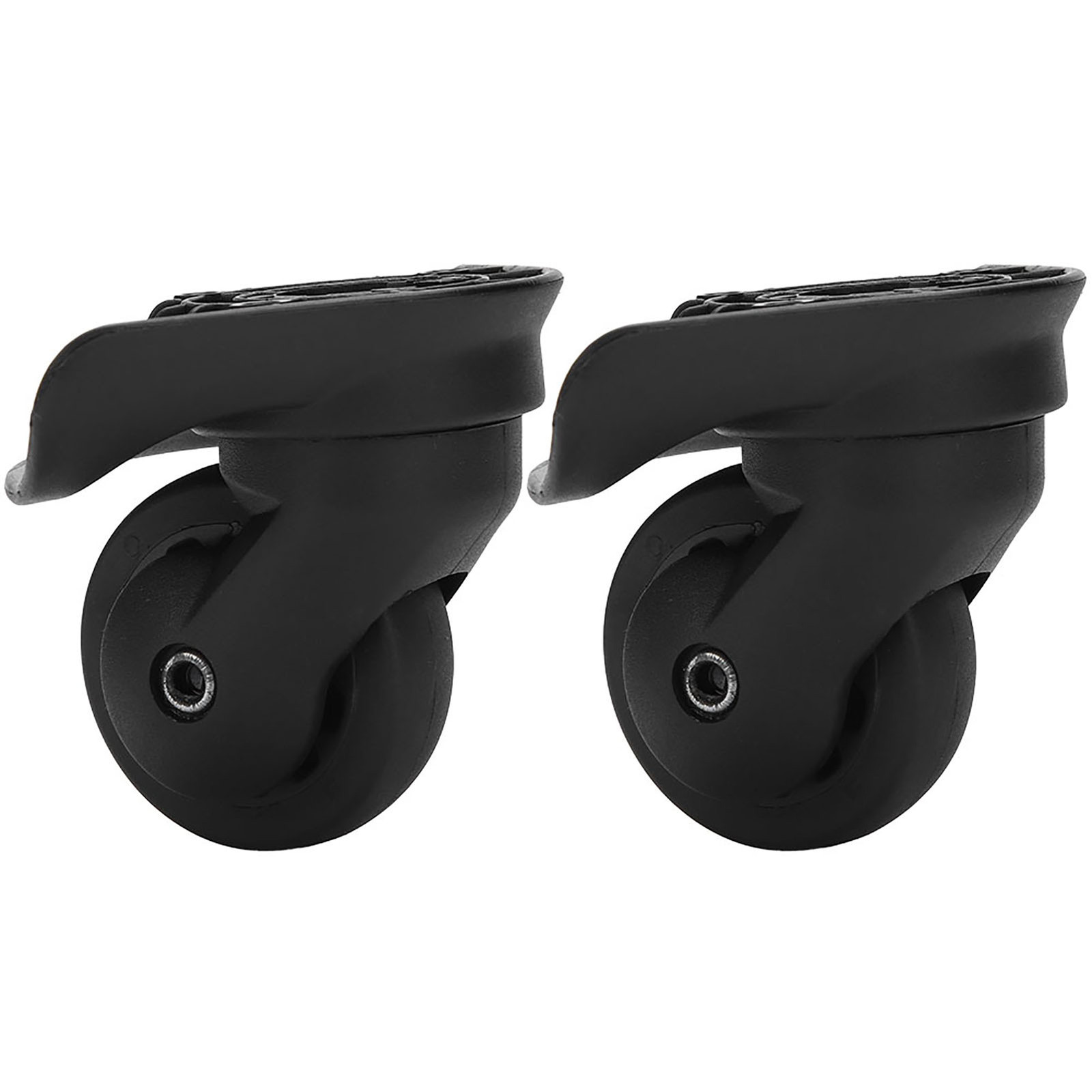 2 Pcs A52 Single Row Wheel Suitcase Luggage Replacement Universal FA