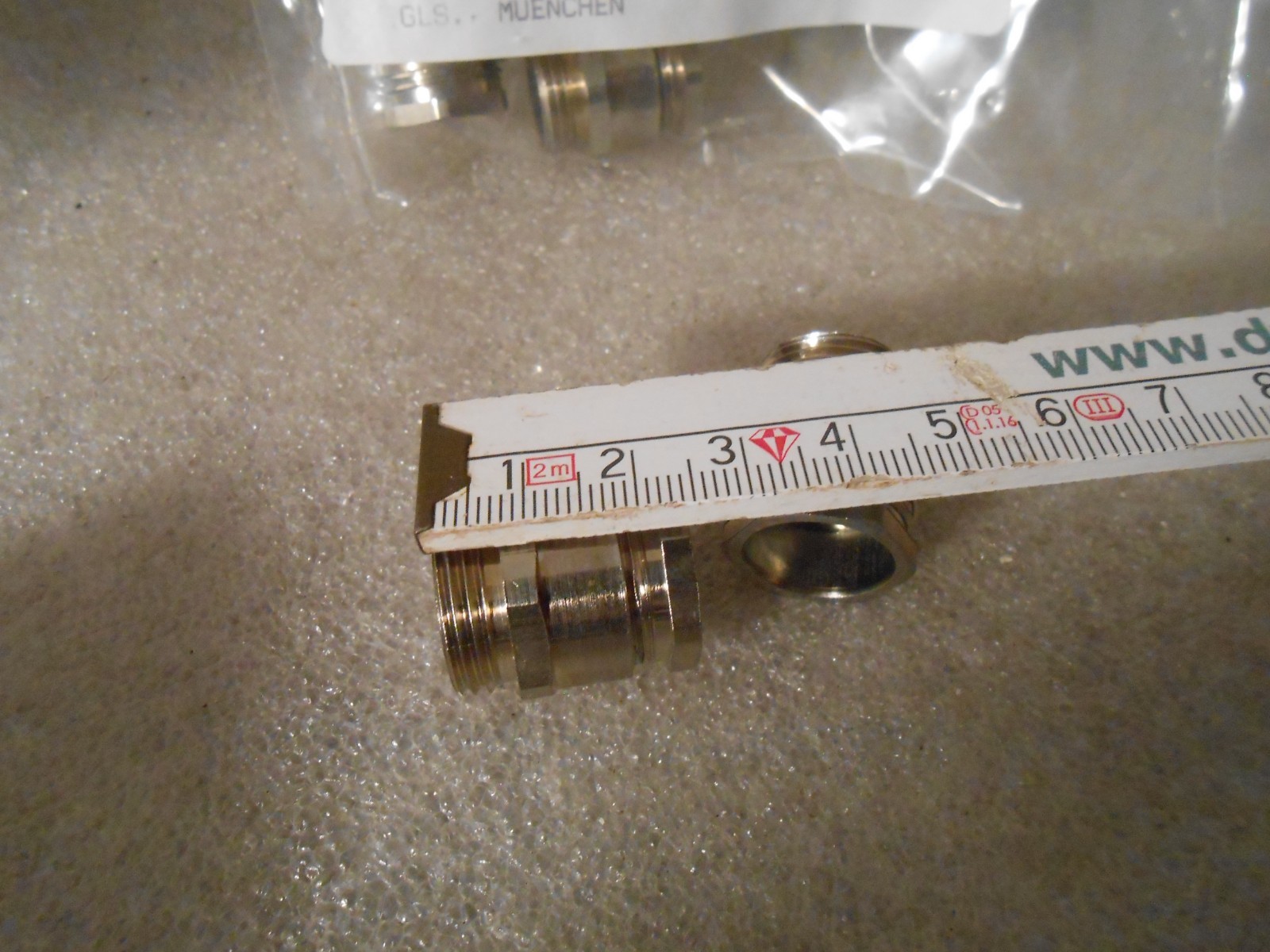 10pcs mint condition PG11 cable gland brass nickel-plated IP55