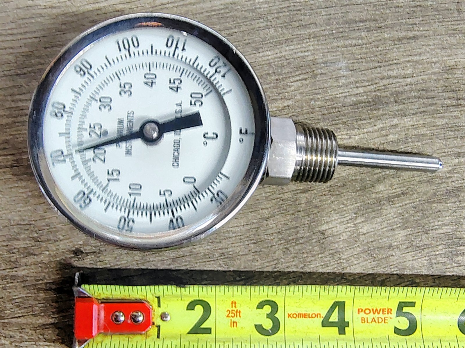 BC350R PREMIUM INSTRUMENTS THERMOMETER 25-125 DEGREE 1/2NPT