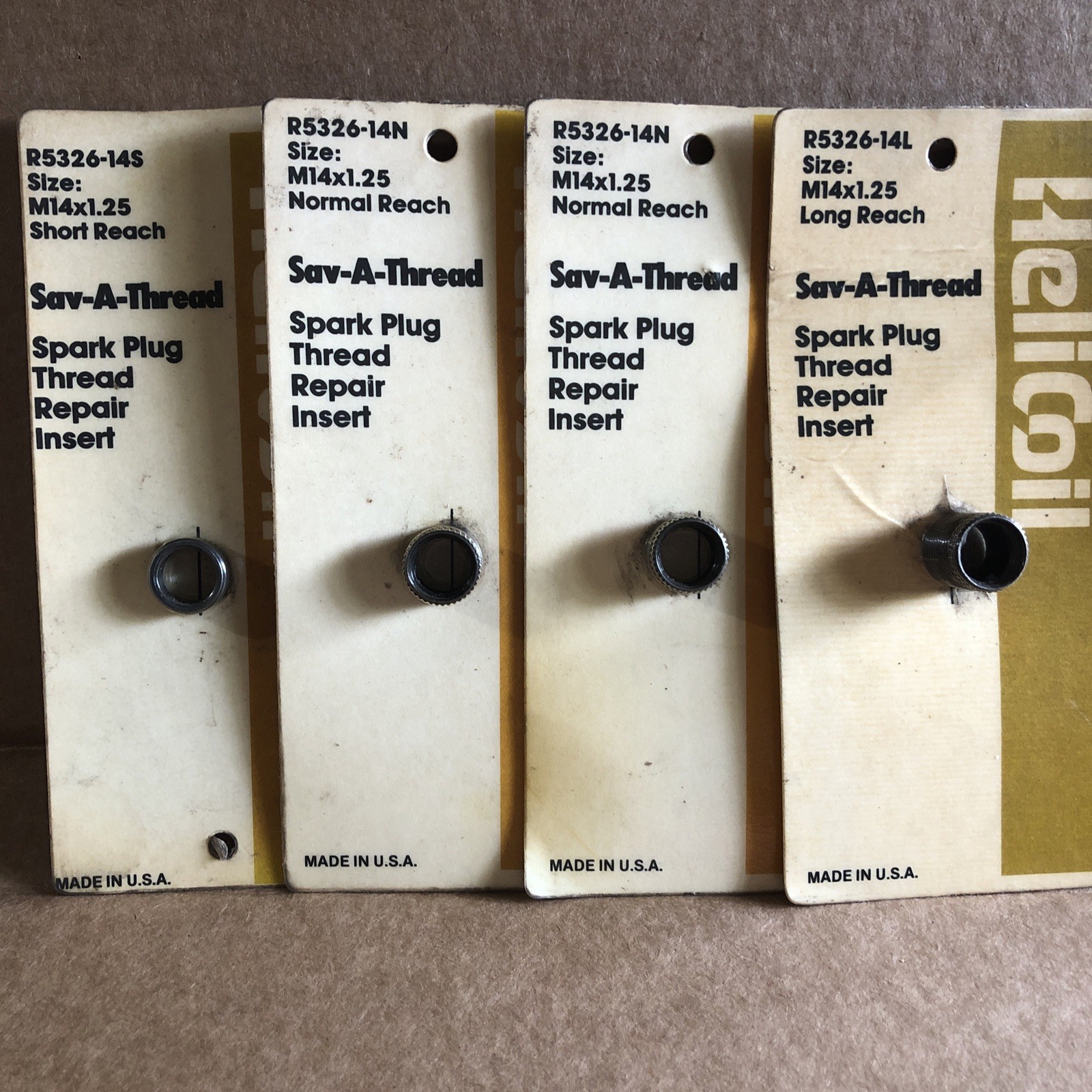 HeliCoil M14x1.25 Spark Plug Thread Repair Inserts Lot