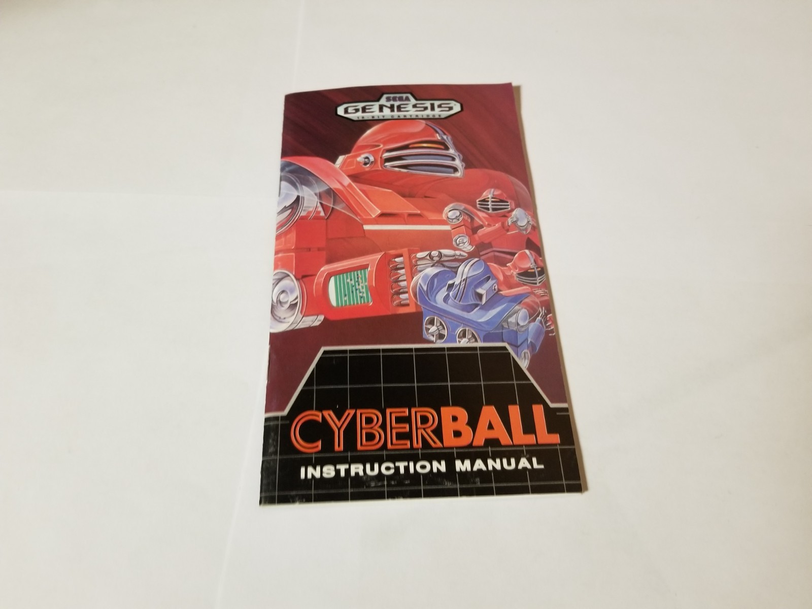 Cyberball Sega Genesis Manual Only Authentic