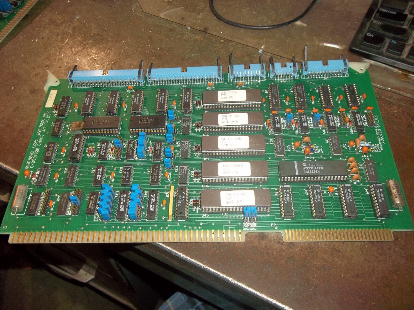 EATON KENWAY 0061860-D D0061858 DIGITAL I/O BOARD (WL85)
