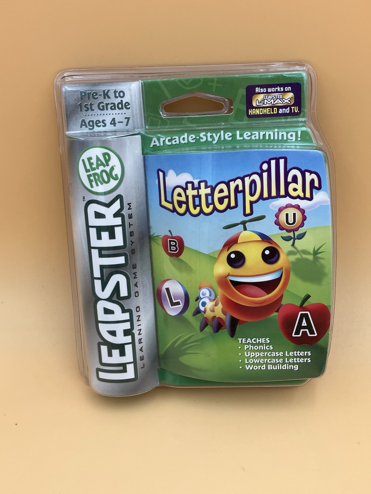 LeapFrog Leapster Letterpillar Pre-K - 1st Grade Learning Game - Brand New