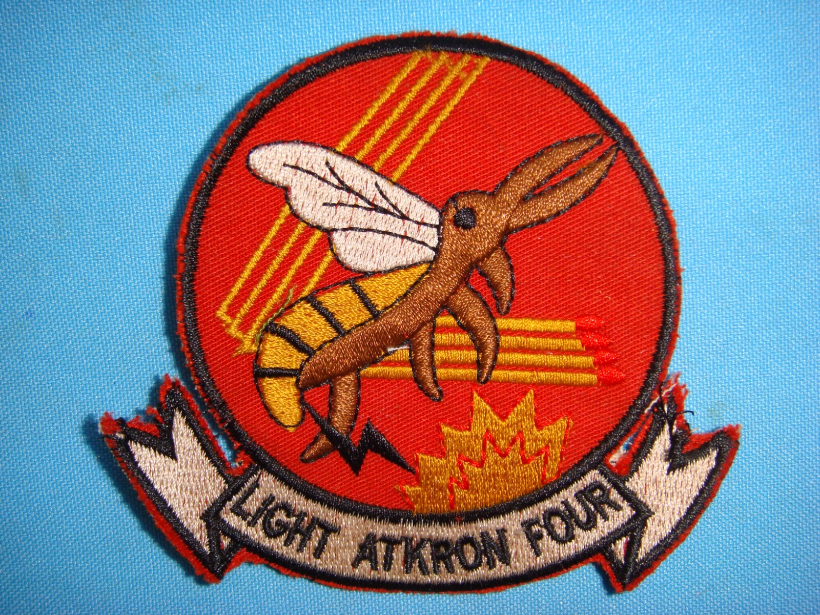 VIETNAM WAR PATCH, US NAVY LIGHT ATKRON 4