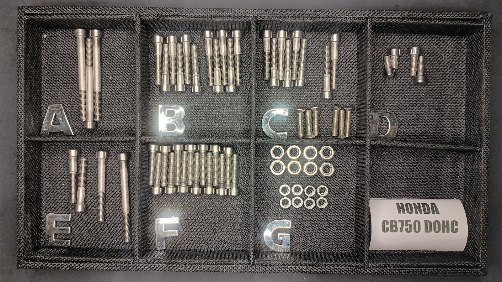 Honda CB750 DOHC 1979-1982  Stainless Steel Bolts!  Kit Set Polished
