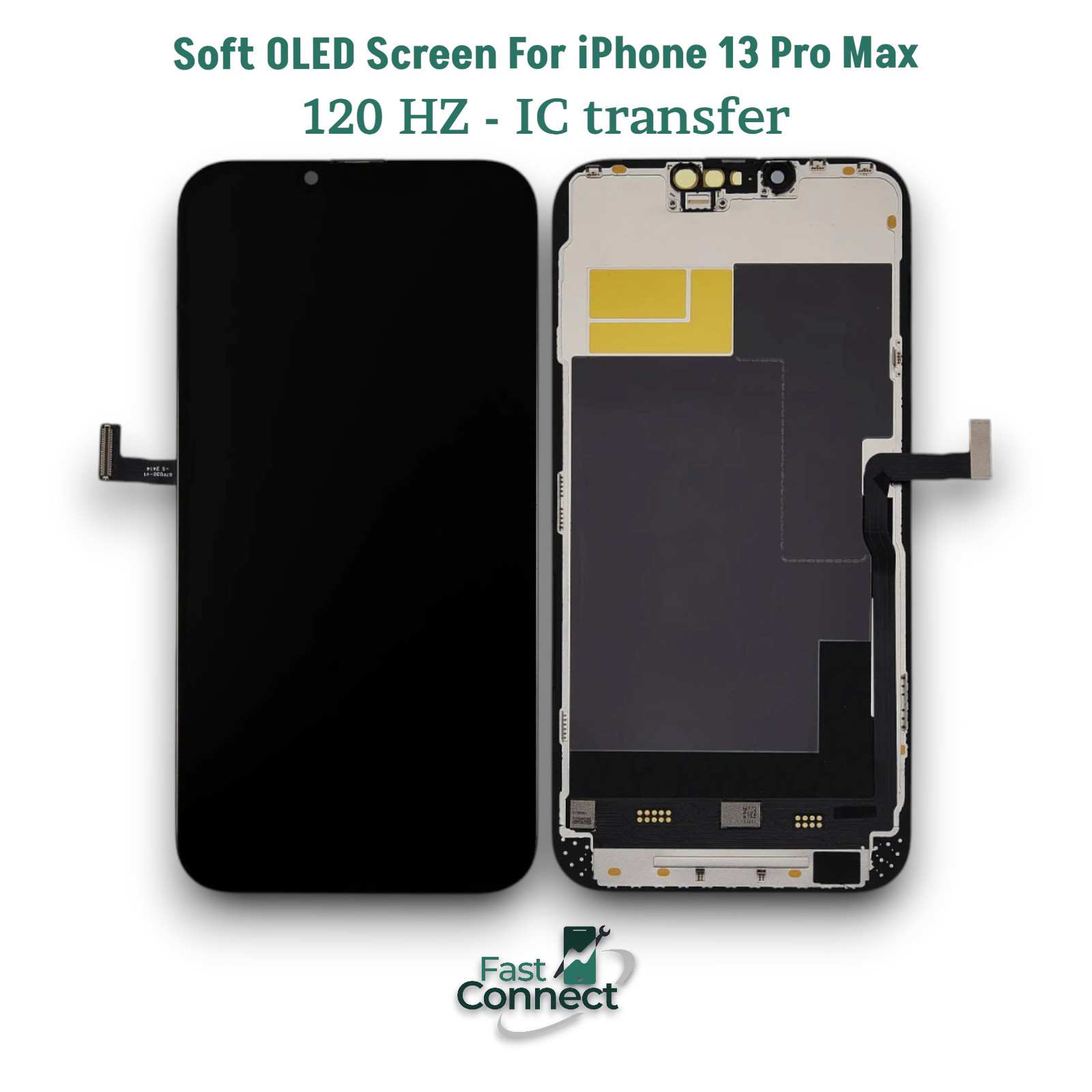 Soft OLED For iPhone 13 Pro Max Display Screen Digitizer OEM Quality Tested