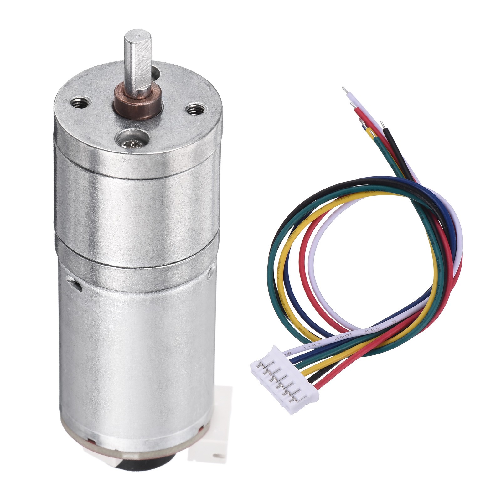 GA25-370 DC 12V Micro Geared Motor with Hall Encoder 25mm Shaft 1:78 Ratio