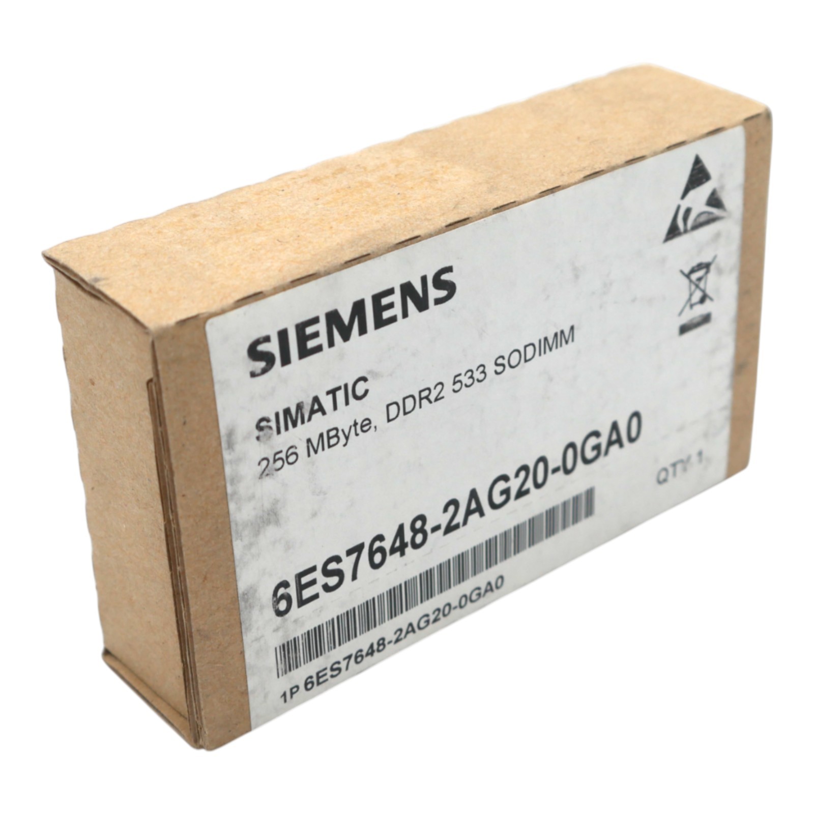 Siemens SIMATIC 6ES7648-2AG20-0GA0 256 MByte DDR2 memory expansion -sealed-