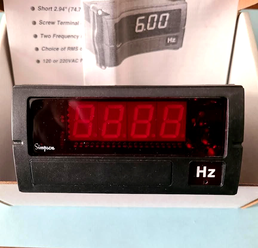 SIMPSON F351930 (BRAND NEW) Digital Panel Meter