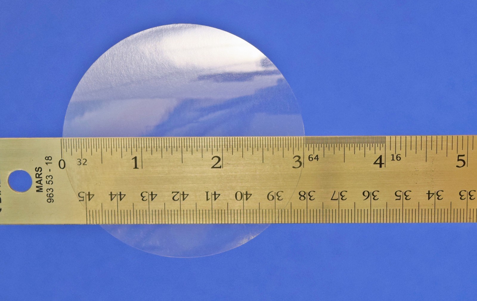 Crystal Clear Round Labels on Rolls 3" Extreme Stick Adhesive Seals #3CIRES