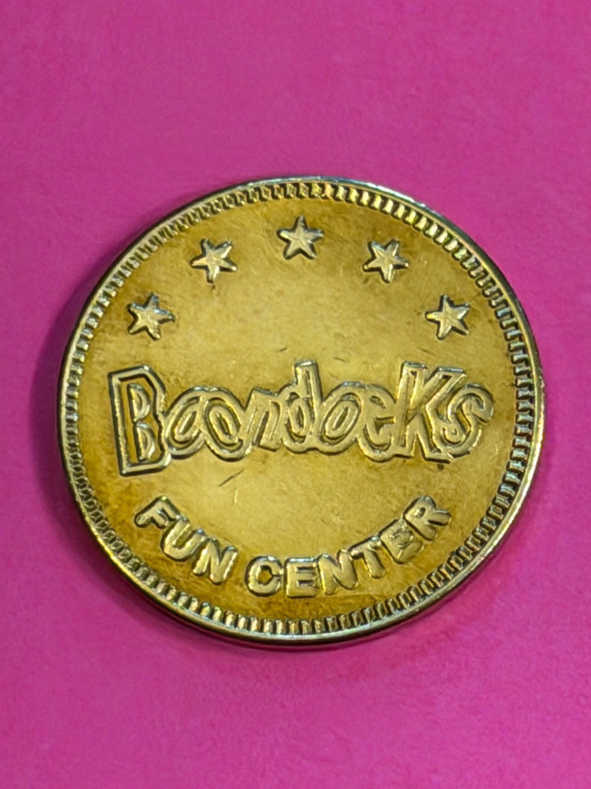 TOKEN BOONDORCKS FUN CENTER  FREE SHIPPING