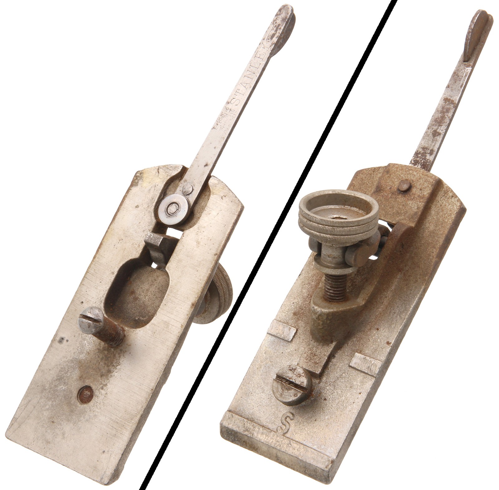 Orig. Frog for Stanley No. 20 Circular Plane - 95% Orig. Nickel - mjdtoolparts