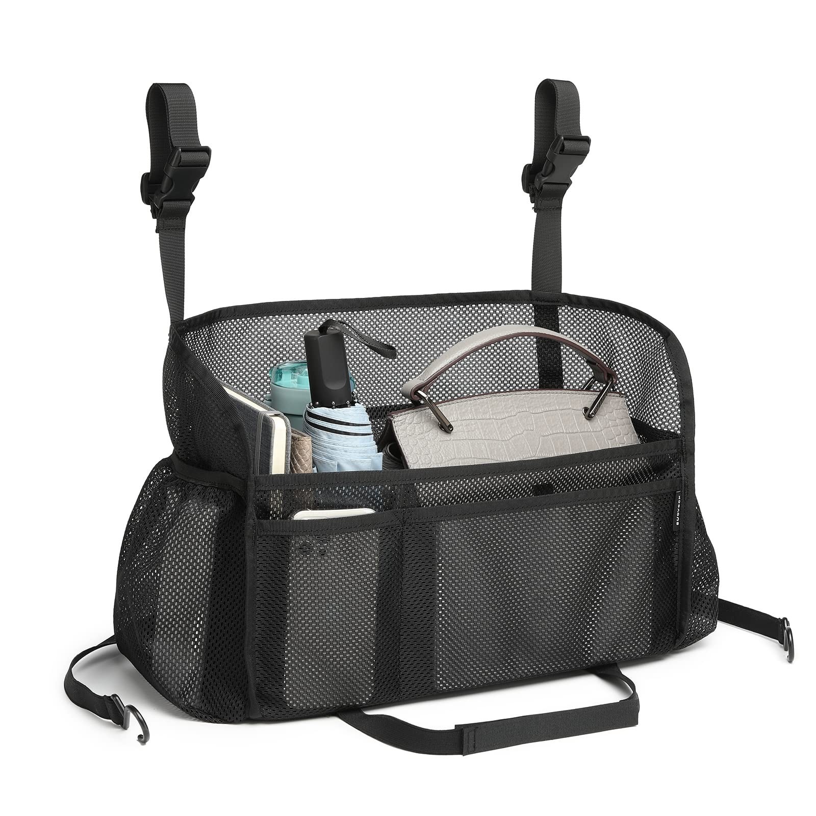 Car net Pocket Handbag Holder, car Purse Holder can be Used to Store Items, P...