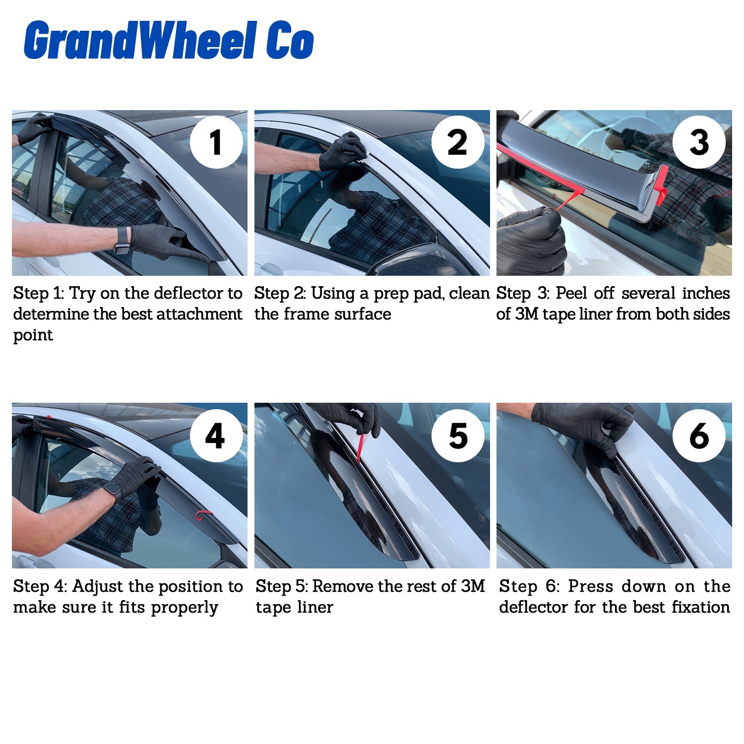 Rain Guards Vent Visors Shade for 2014-2025 Ford Transit