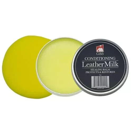 G.B.S Leather Milk Conditioner Honey & Cleaner with Applicator Sponge Scratc