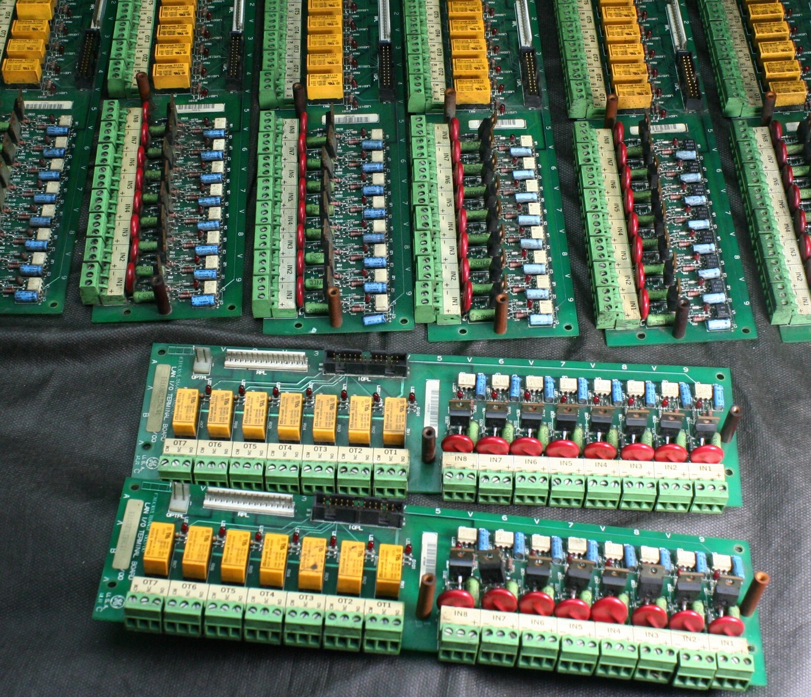 One GE 531X307LTBACG1 LAN I/O Terminal Board for GE Adjustable Drive GOSS #F USA