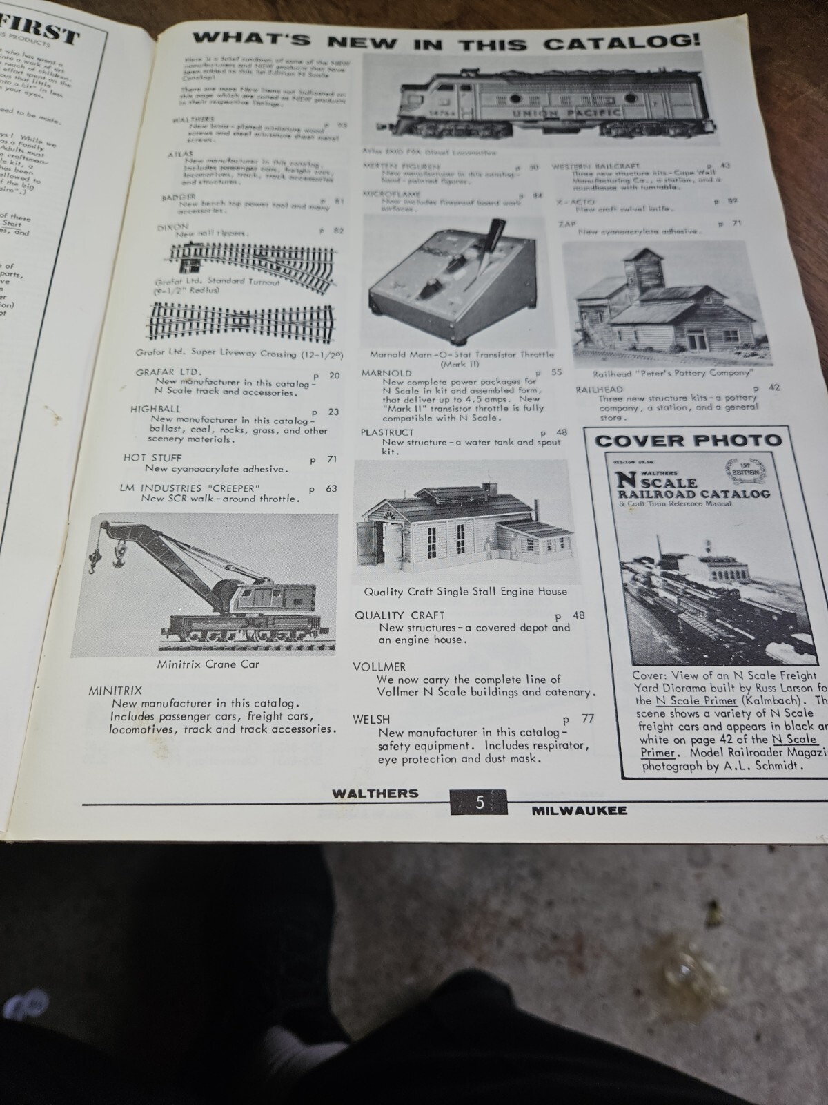 WALTHERS 1st EDITION N SCALE RAILROAD CATALOG