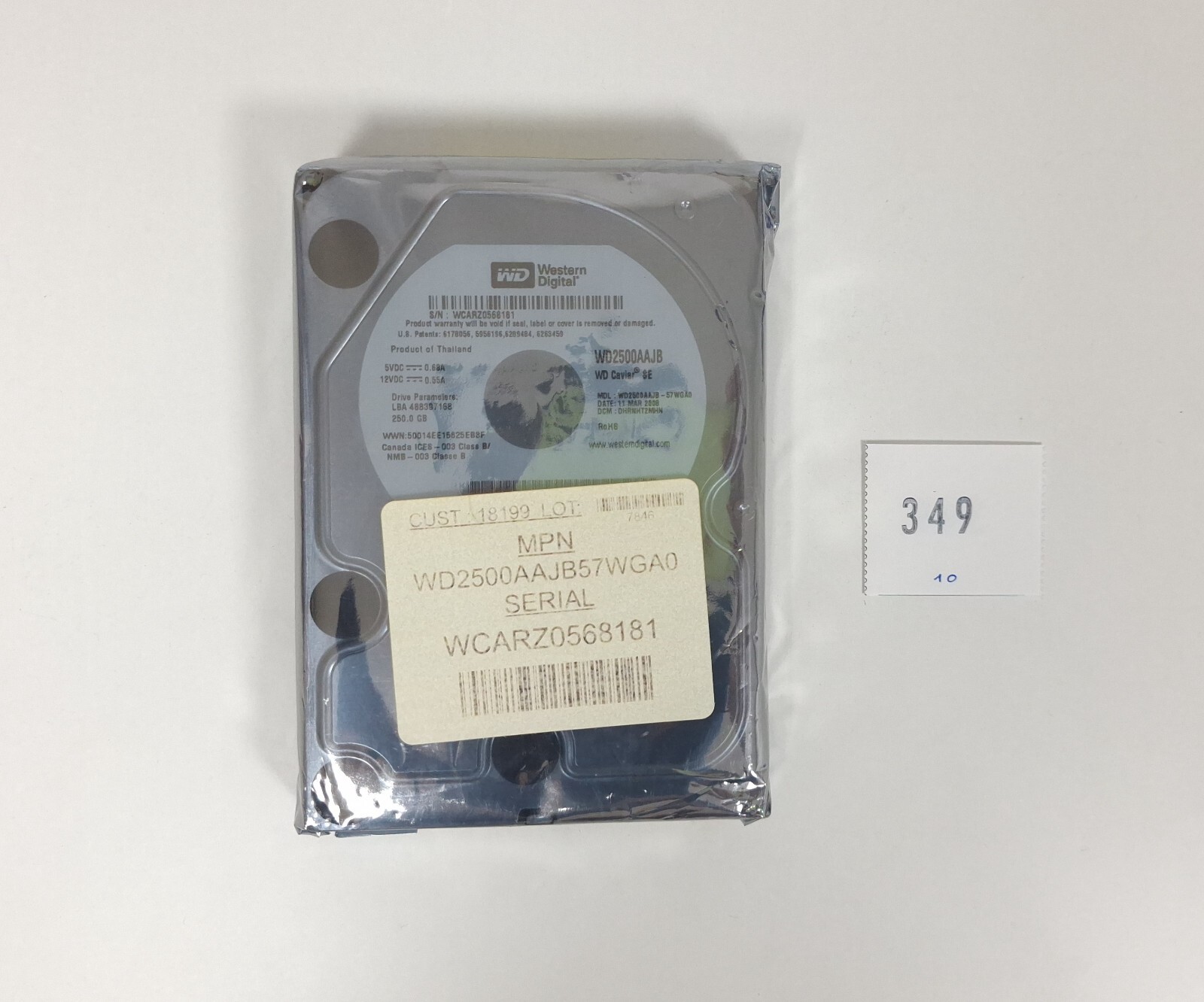Western Digital 3.5" PATA IDE 250GB WD2500AAJB HDD