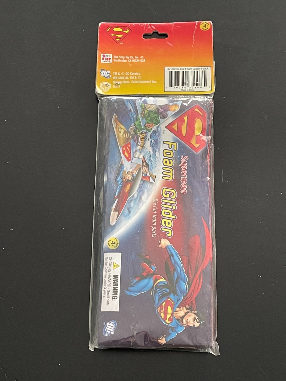 DC Comics Superman Foam Gliders 4 Pack