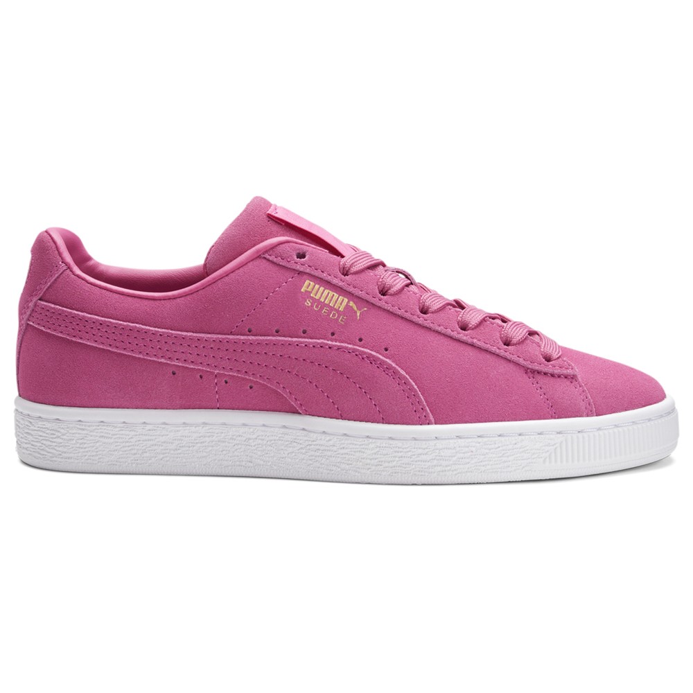 PUMA Suede Classic Lace Up  Womens Pink Sneakers Casual Shoes 38141052