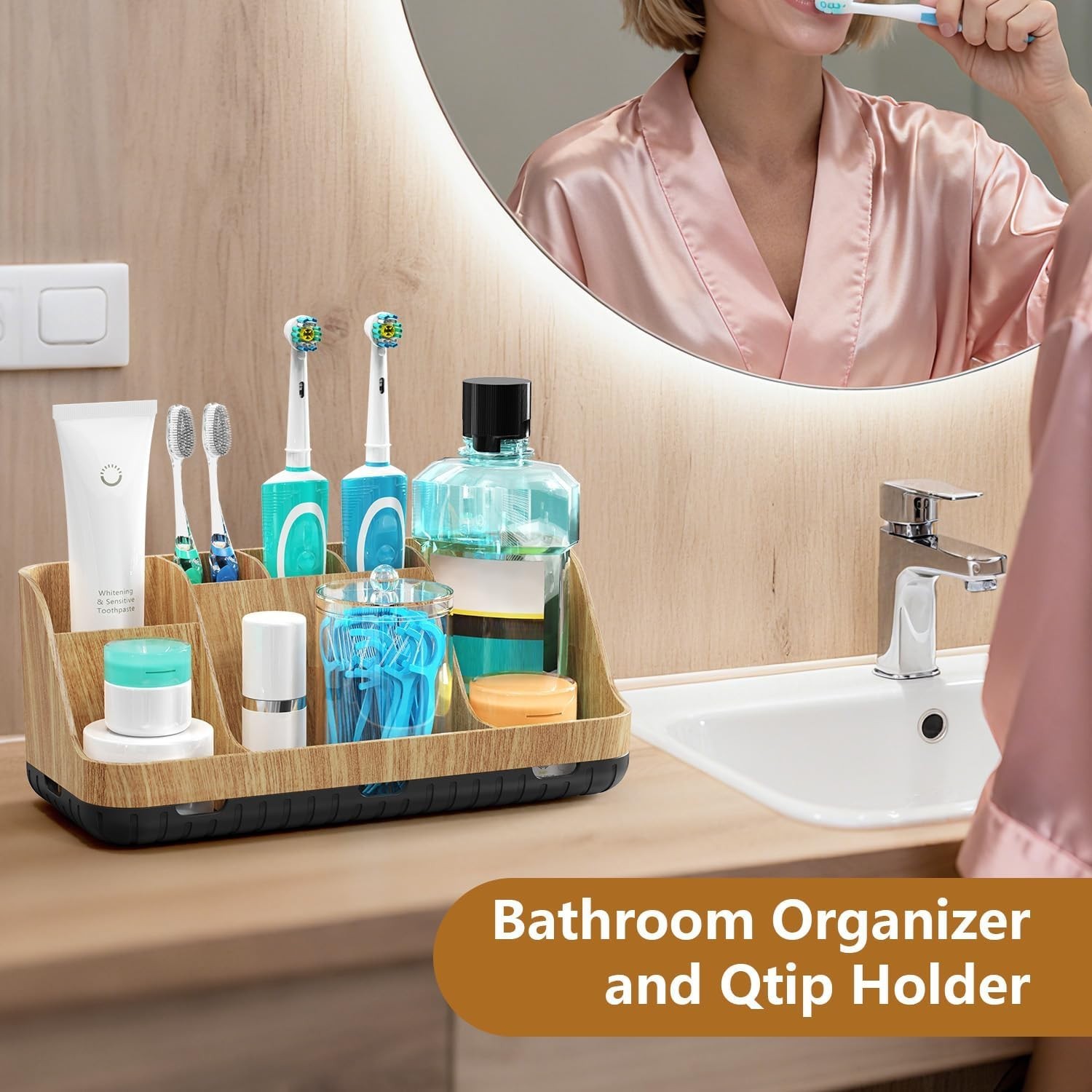 Kids Bathroom Accessory Set with Drainage