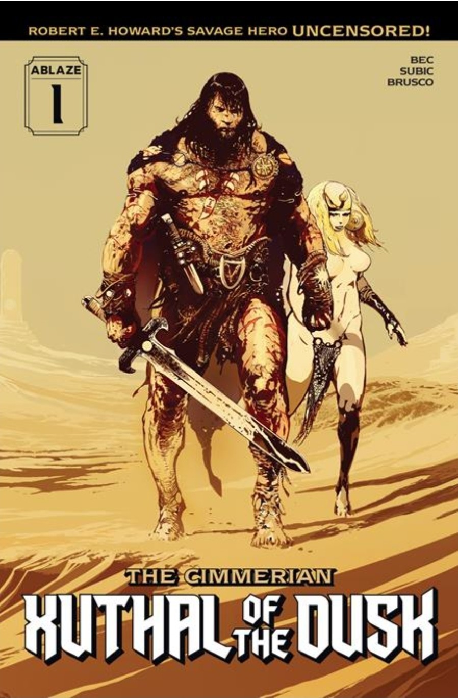 CIMMERIAN XUTHAL OF THE DUSK #1 (OF 3) COVER B STEVAN SUBIC (MR) PRE-SALE 7/22