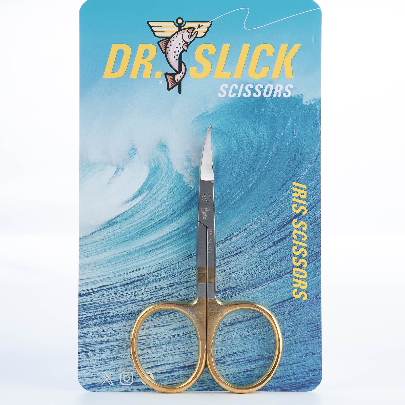 Dr. Slick Iris Scissors - 4 inch - Curved